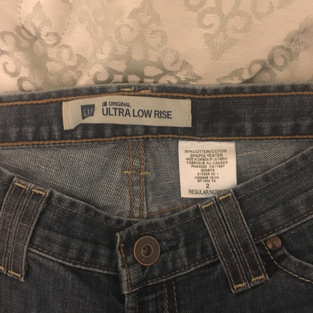 Gap low rise boyfriend jeans